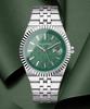 Beullangsieleu Elflute Bw0914M-Wgss Green Men'S Metal Wristwatch