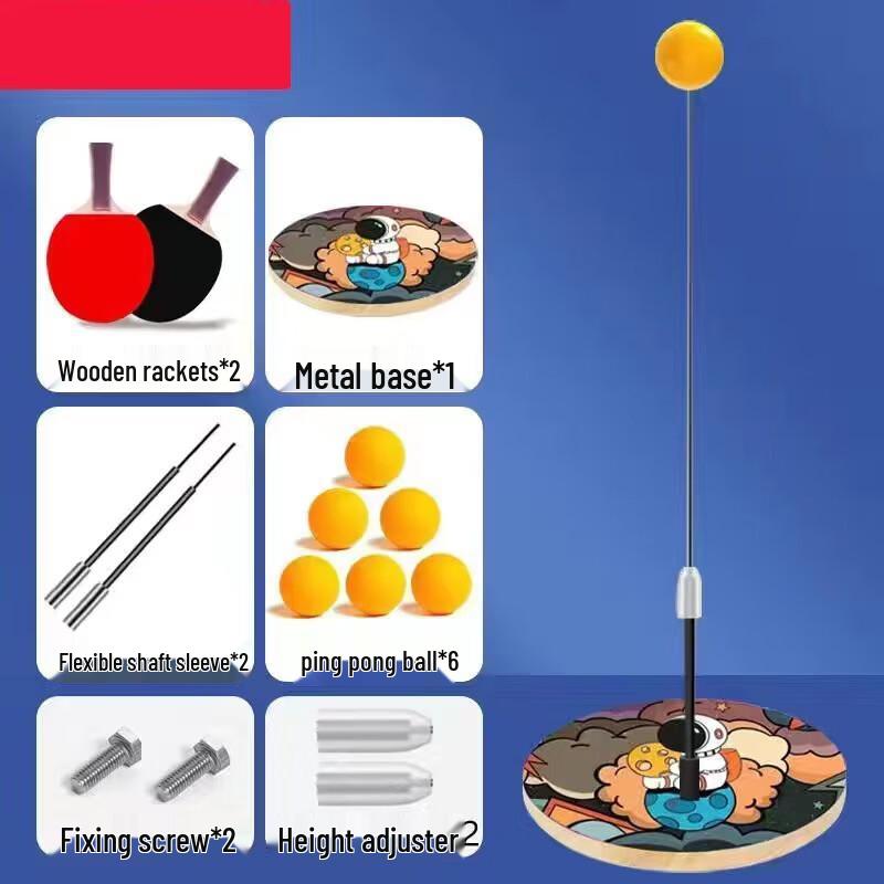 WEZHO Weighted Table Tennis Trainer Kit