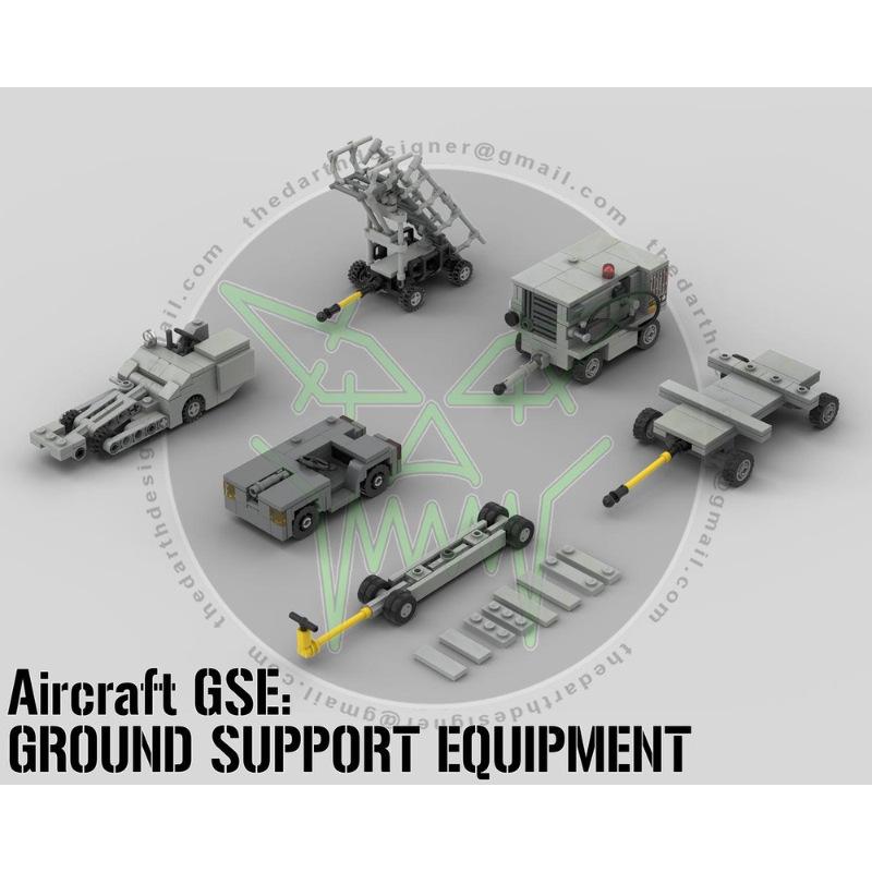 Platinum Brick Military Aircraft Ground Support Equipment Model, 1:35 Scale (MOC-225177-1)