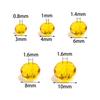 50-200pcs Faceted Crystal Beads 3/4/6/8/10mm Transparent Mixed Color Glass Loose Beads For Jewelry Making DIY Bracelets Necklace