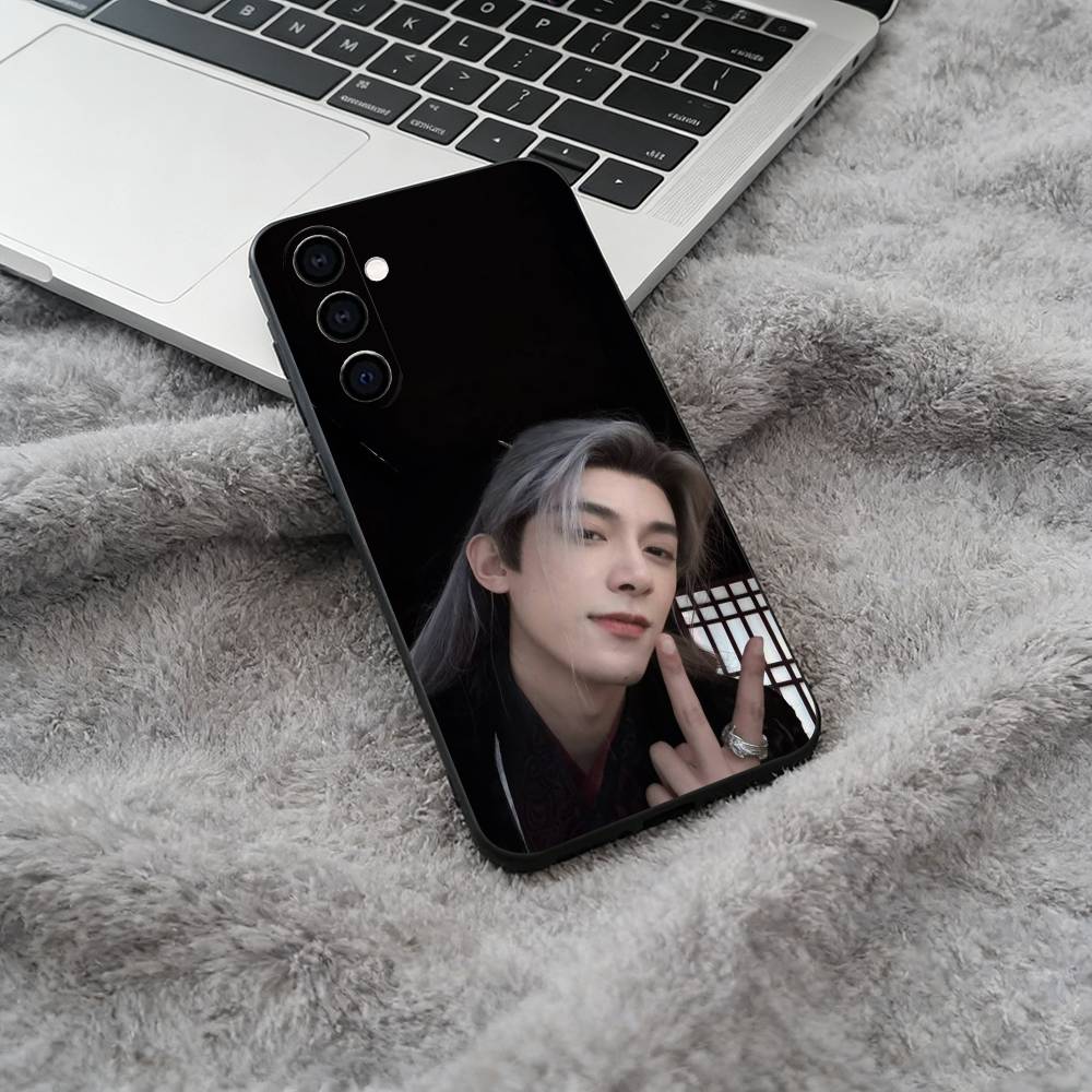 

Chasing Jade - Sui Yuanhuai Black Soft Silicone Phone Case for Samsung Galaxy A73, A71, A72, A70, A53, A52, A51 Samsung a50 30s 50s