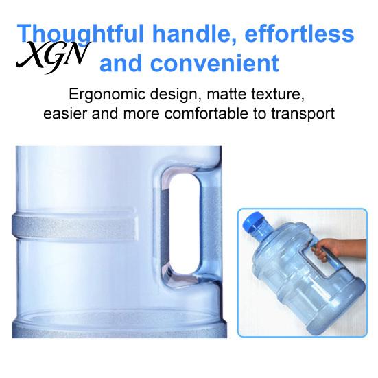 Food Grade Plastic Water Jug Reusable with Handle And Screw Top, 3.78L Capacity Portable Dispenser Bucket Dispenser, Bottle for Home Office