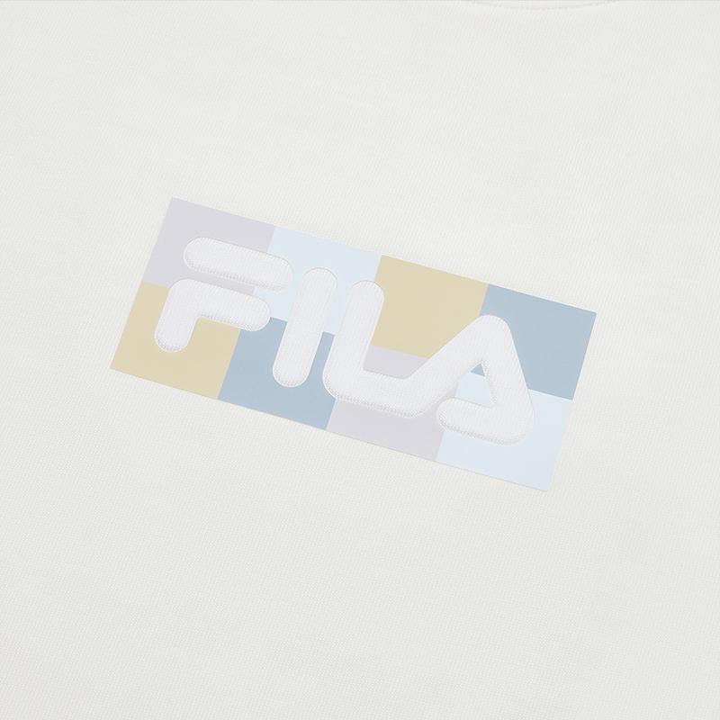 Fila Original Casual Fashion Simple Versatile Short Sleeve T-Shirt Unisex Tops Cloud-White F51M529110F-WT