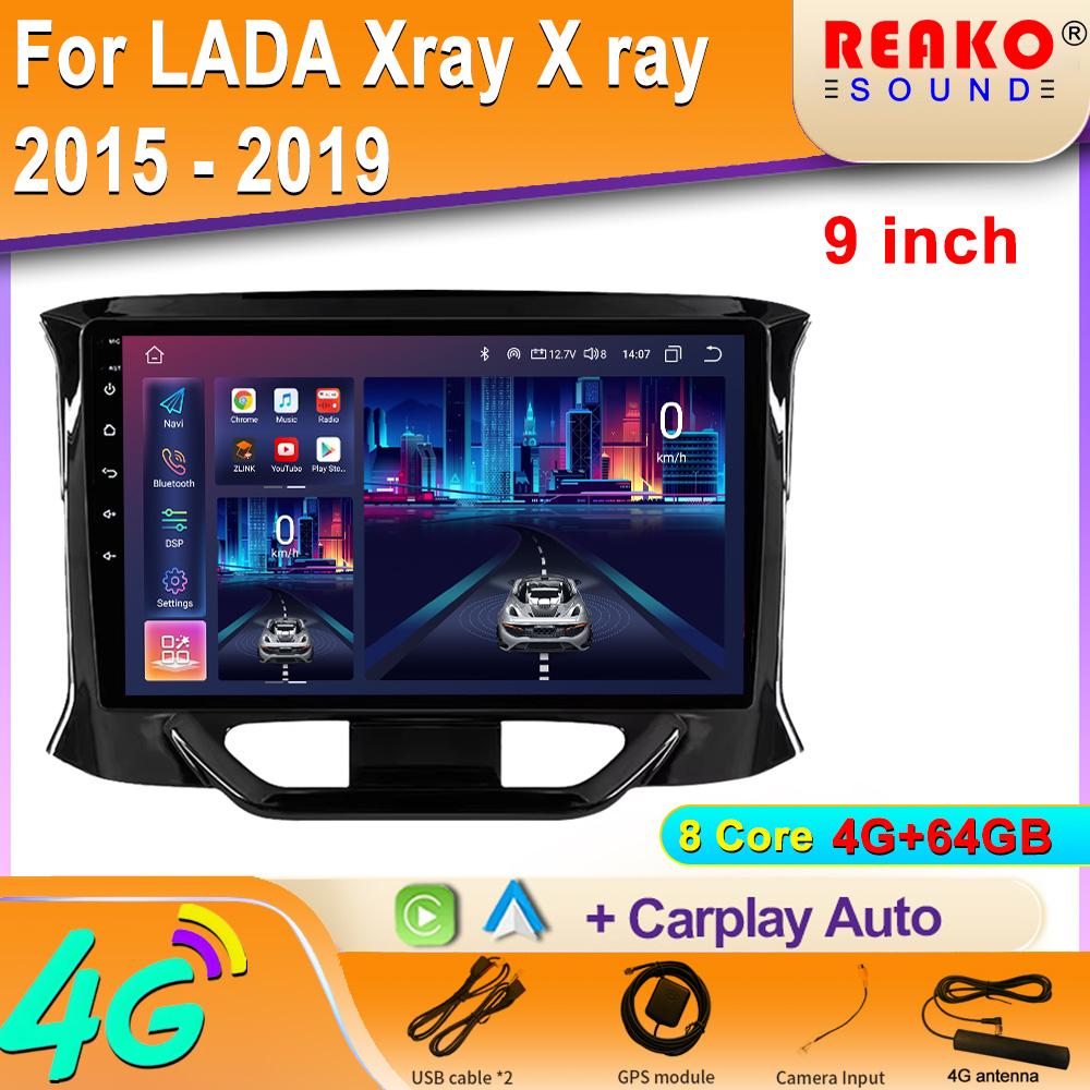 For LADA Xray X ray 2015 - 2019 Android OS Wireless CarPlay Auto Car Radio Multimedia Video Player 4G WIFI GPS Camera Navigation