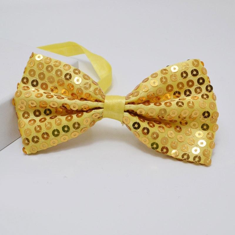 Popular Sequins Suspenders and Bowtie Set for Male with Metal Clip Weddings and Theme Parties Costume Neckwear Accessory