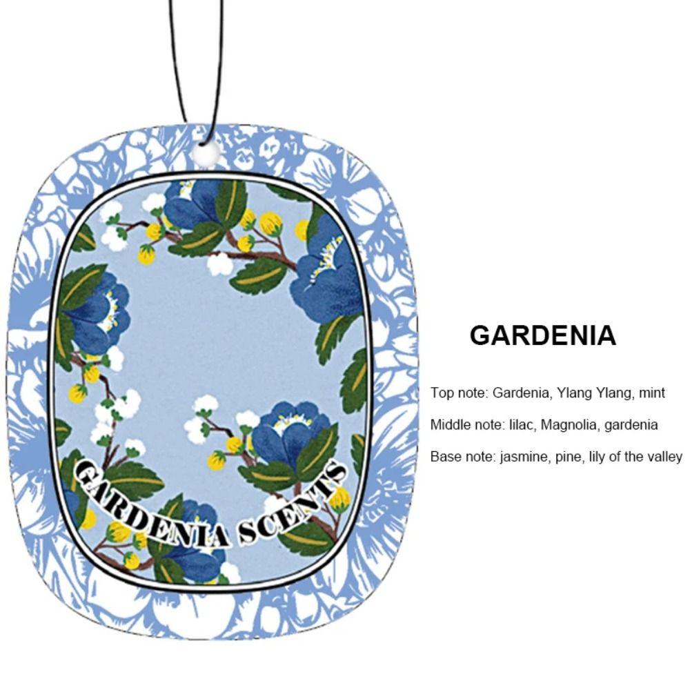 Flower Rearview Mirror Perfume Pendant Ellipse Car Rearview Hanging Ornament Auto Parts Design