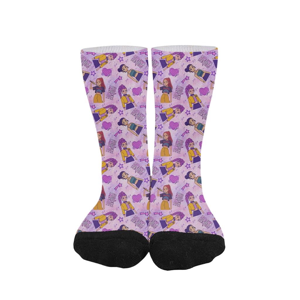 Fashionable Mens' Novelty Socks - Mid-Calf Length