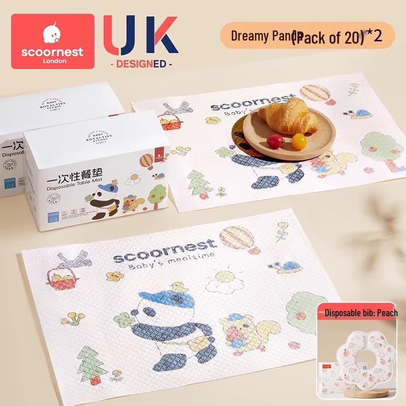 Portable Disposable Baby Placemats