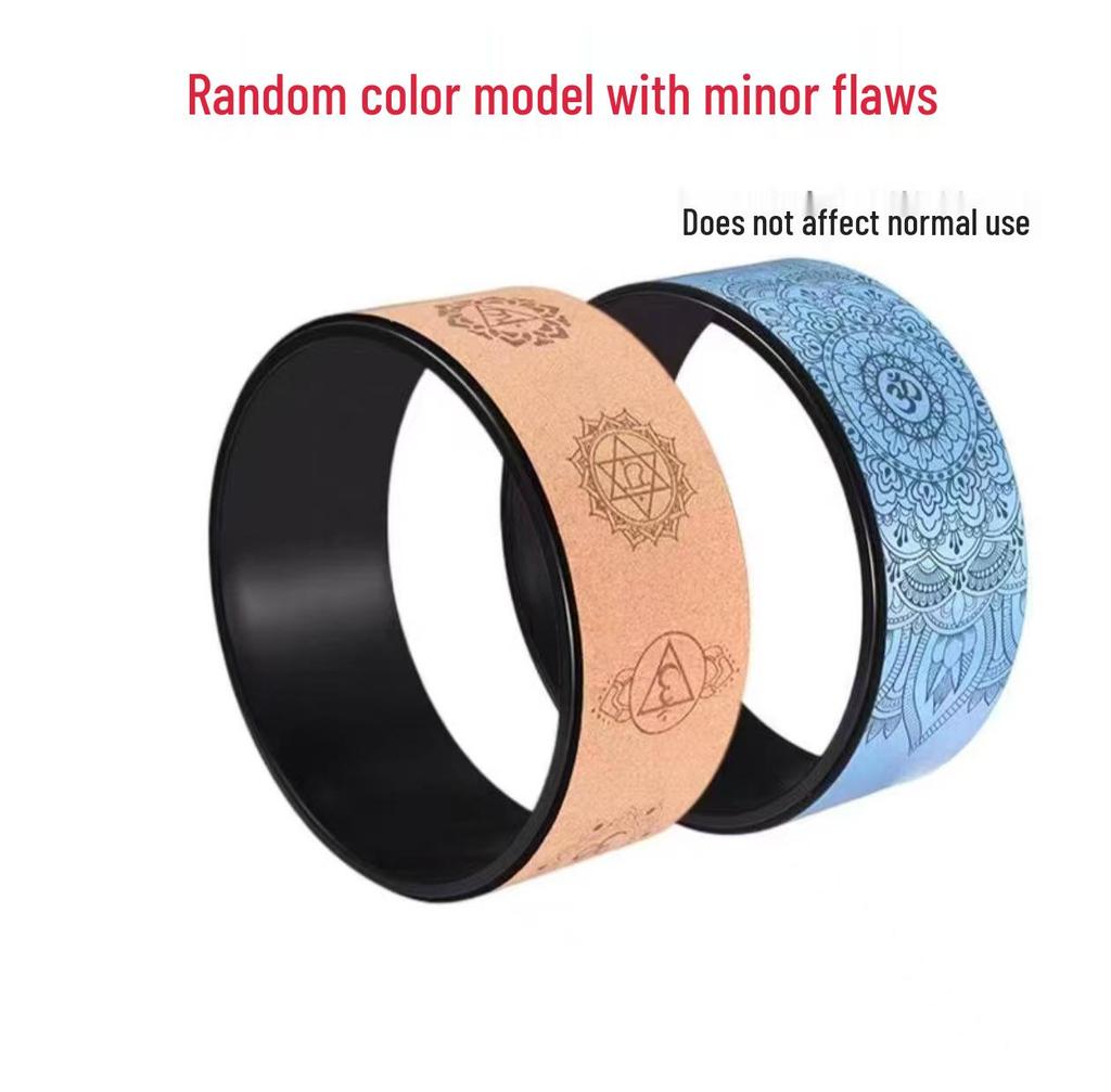 PU Yoga Rad & Pilates Ring für Rückbeugen und Fitness