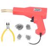 50W Car Bumper Repair Welder Kit Plastic Welding Machine with Plier Staples Red for Cars Motorcycles