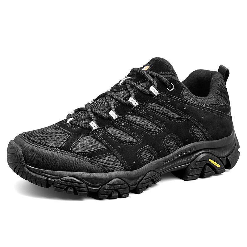 Four Seasons Outdoor Hiking Shoes Men's Couple Mesh Breathable Off-Road Running Shoes Non-slip Climbing Hiking Shoes