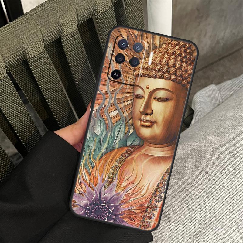 Buddha Case For Oppo A80 A60 A40 A94 A54 A98 A78 A18 A38 A58 A16 A76 A96 A17 A77 A74 A57S A15 Cover
