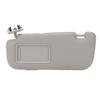 Sun Visor Fabric Grey Sun Shielding Visor Mirror with Makeup Mirror Replacement for Toyota Corolla 2007 To 2013 Left