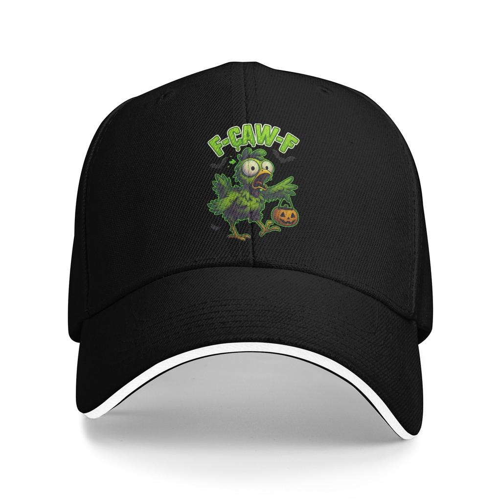 Funny Halloween Chicken F-CAW-F Baseball Cap Fitted Retro Men Women Trucker Hat Wholesale Design Outdoor Sports Baseball Caps