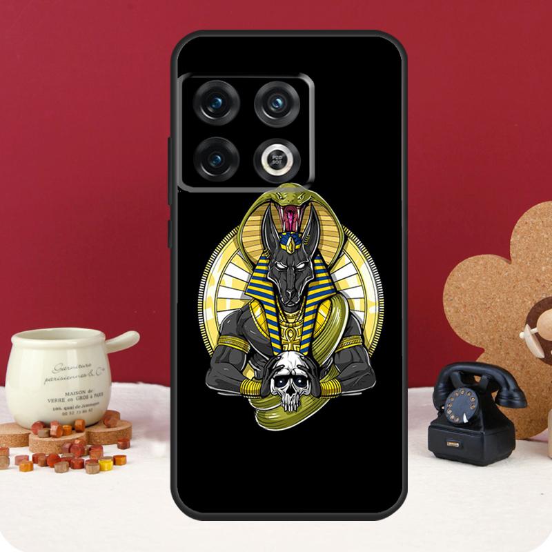 Egypt Nefertiti Anubis Ankh Cover For OnePlus Nord 4 CE 3 2 Lite N30 N20 N10 OnePlus 10T 8T 13R 12R 13 12 11 10 Pro Case