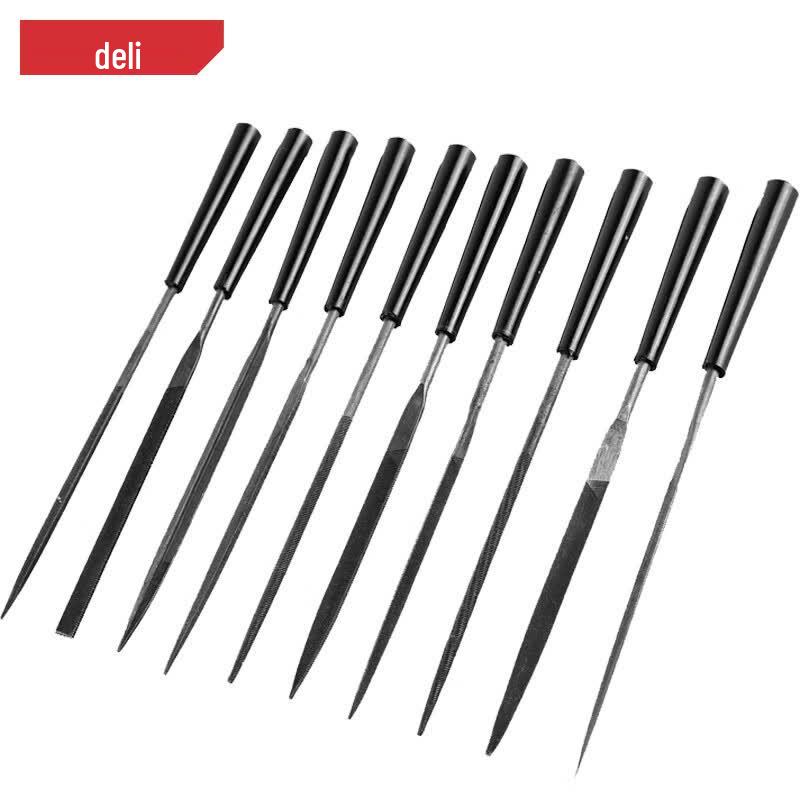 Deli 10-Piece Precision Assorted File Set