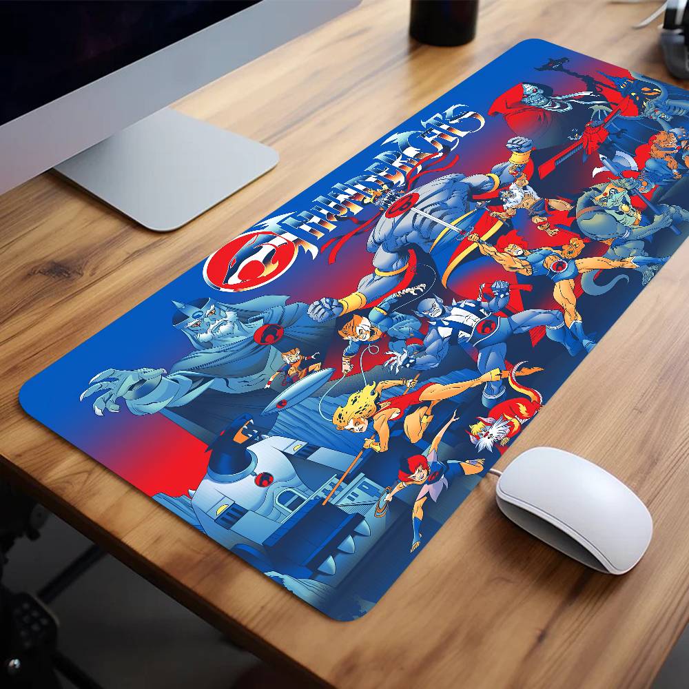 Cartoon ThunderCats Mousepad Large Keyboard Desk Mat Gaming Mouse Pad LockEdge Non-slip Mat