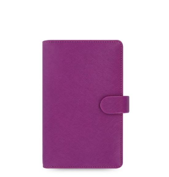 

Saffiano Compact Raspberry Filofax System Organizer [Used]