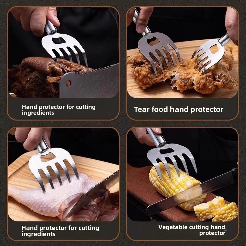 Multifunctional Bear Claw Meat Splitter Chicken Beef Meat Splitter Barbecue Kitchen Food Fork Splitter Meat Cutter