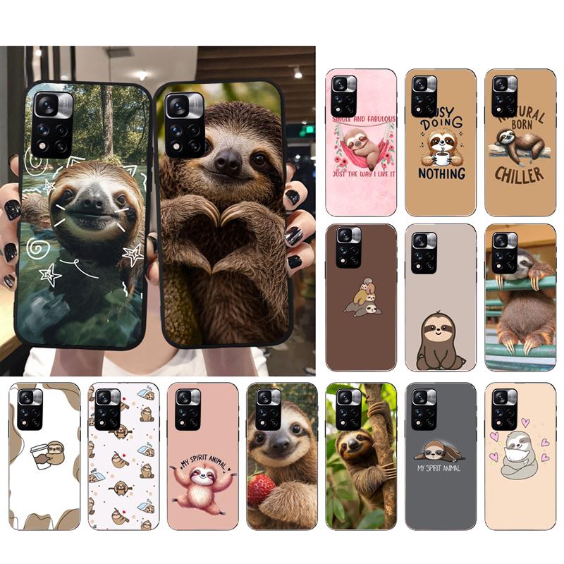 Phone Case For Xiaomi Poco C71 15T 14T Pro Redmi note 15 14 14 13 Pro Redmi A5 15C 13C Sloth