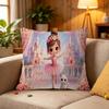 Ballet Princess Pillow Anime Pillow Sofa Bed Head Pillow Cover Cushion Cover Fashion