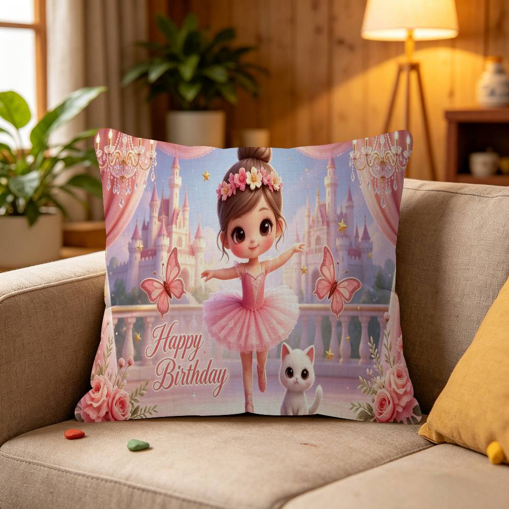 Ballet Princess Pillow Anime Pillow Sofa Bed Head Pillow Cover Cushion Cover Fashion
