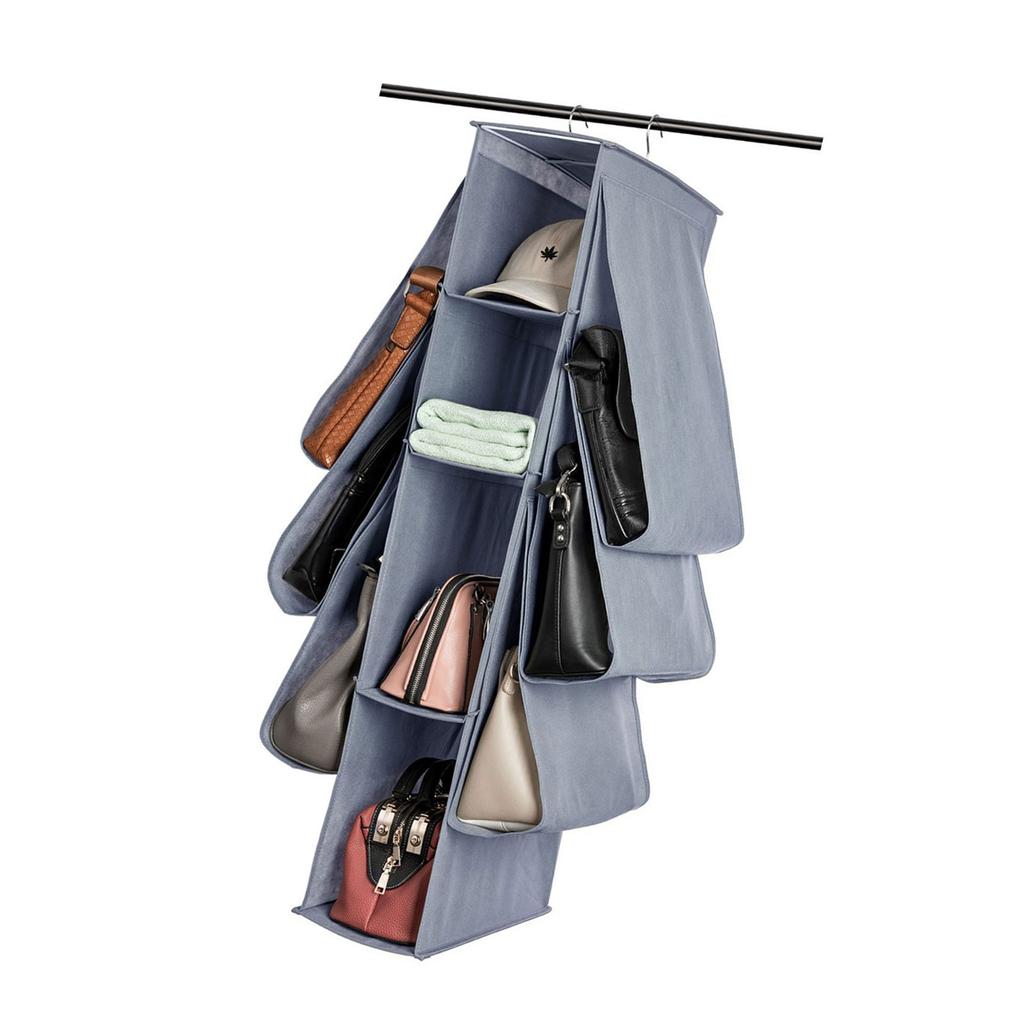 Praktischer Zwischenschicht-Kleiderschrank Vielseitige Hängeaufbewahrungstasche für Studenten und Berufstätige Kleiderorganisator