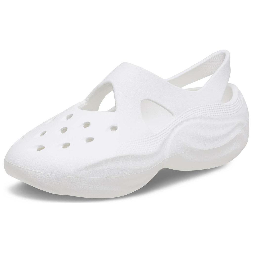 Dingyun Zhang X Crocs Aroma Diffuser Wave Comfort Round Toe Slippers Hole Shoes Unisex White