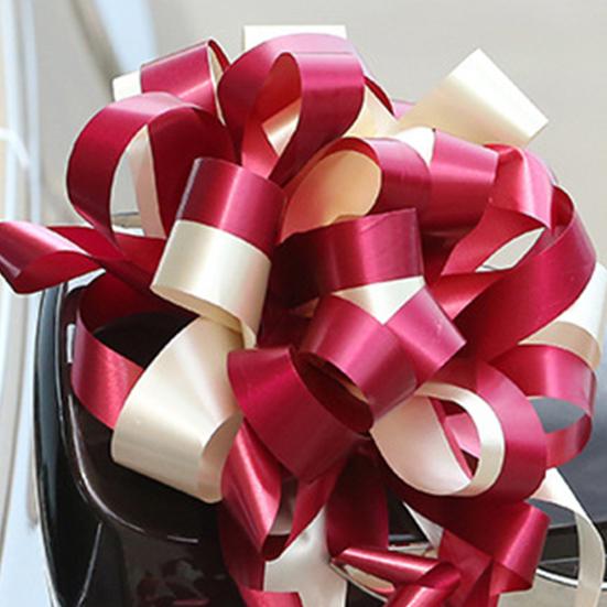 10Pcs Pull Bow Ribbon Decorative Wide Application Romantic Car Party DIY