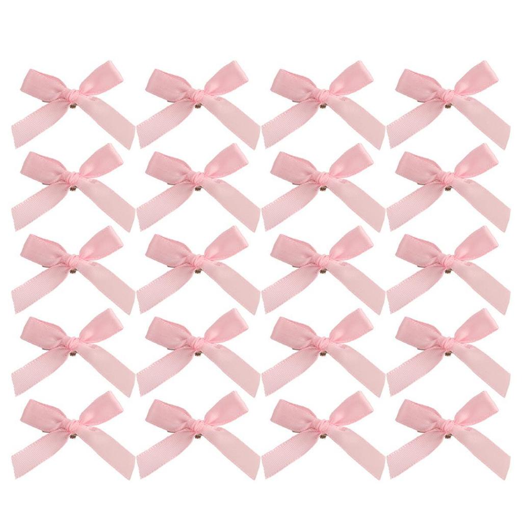Ballet Style Ribbon Bow Duckbill Clip - Sweet 4cm Hair Accessories