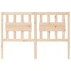 Headboard 125.5 X 4 X 100 Cm Solid Pine Wood