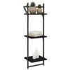 VidaXL Étagères murales à 3 niveaux avec barres 2 pcs noir 30x25x100cm 836258