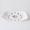 Anti Spill Pet Feeding Mat Cartoon Half Surround Design Pet Food Feeding Pad Anti Slip Waterproof Cat Bowl Mat Pet Eating