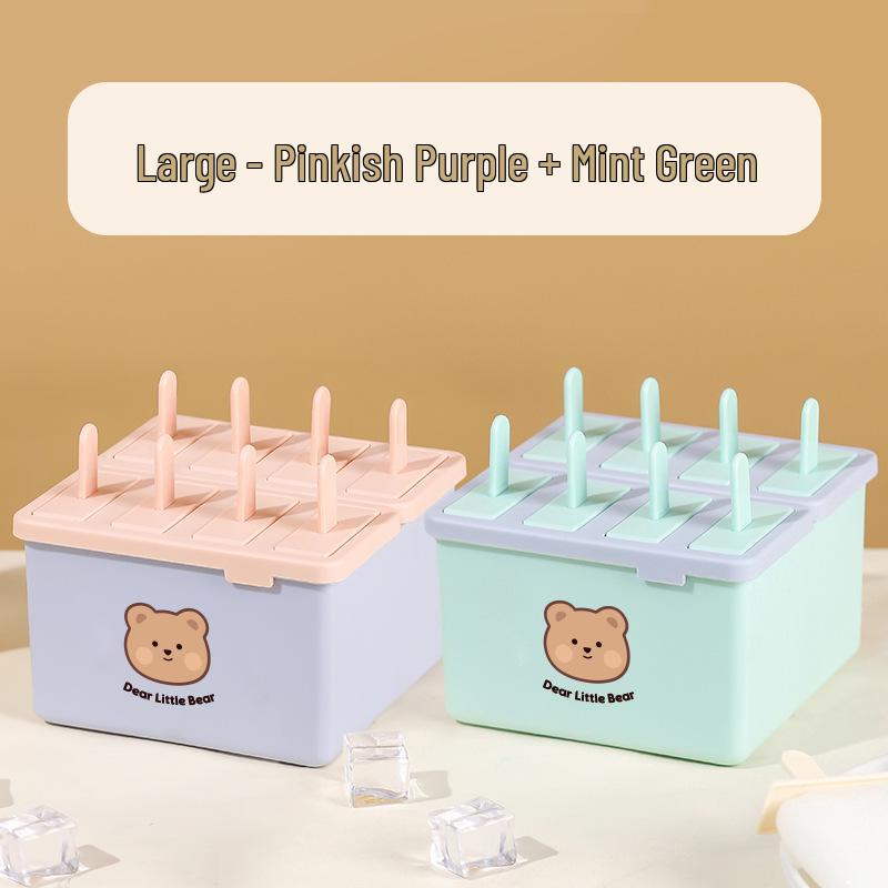 Food-Grade Ice Cream Mold with Lid - Homemade Popsicle Maker