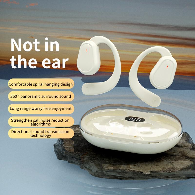 

WG-02S OWS Bluetooth-compatible Sports Earphone Rotatable Ear Hook Music Headset Black