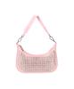 LeSportsac Official SM CONV HOBO Shoulder Bag with W Stones4097, Women's, Beaded Pink