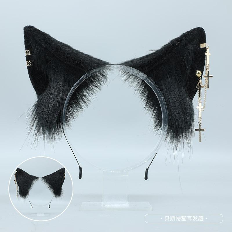 A handmade imitation animal ear Best cat ear headband cute J headdress lolita hair accessories