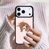 Beagle Floral Dog Phone Case For Apple iPhone 17 Air 16E 15 14 Plus 13 12 11 Pro Max Mini Funda Cover