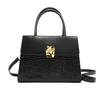 Mode hochwertige Handtasche mit Krokodilmuster Damen 2025 Herbst neu Nischendesign kleine quadratische Tasche