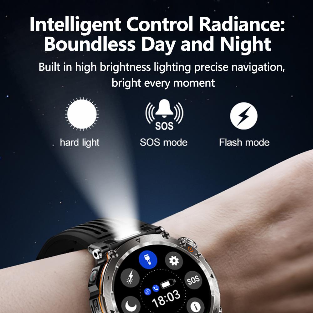 NEW 600mAh Large Battery Outdoor Smartwatch For Men 1.7-Inch Full Screen Sport mode IP68 Waterproof BT Call Smart Watch