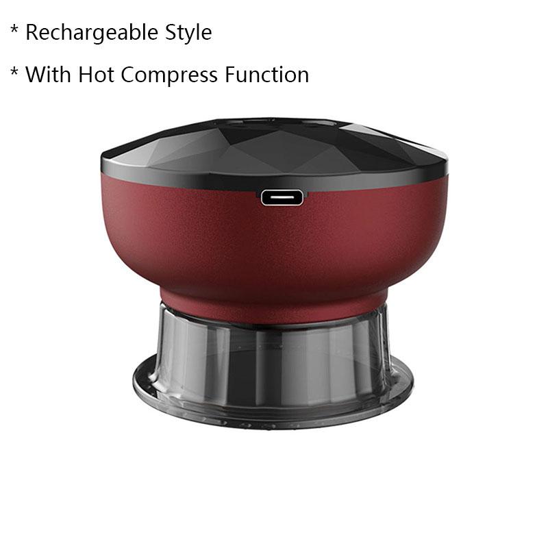 Neue elektrische Schröpfmaschine, 12 Modi, Große Saugkraft, Heißkompressionsinstrument, Wiederaufladbares Professionelles Schab-Massageinstrument