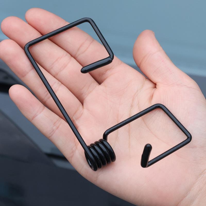 2/4/6Pcs Windshield Wiper Booster Spring Universal Wiper Fastener Reduce Noise&Vibration Aniti Sratch Rubber Wiper Gripper