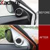 Car Front Inner Door A Pillar Speaker Triangle Cover Trim For Honda Civic 10th Sedan 2016- Carbon Fiber Interior Accessories