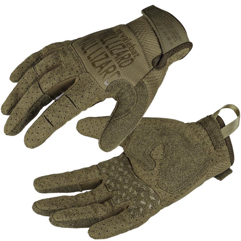 Cross-Border Tactical Full-Finger Touchscreen Cycling Gloves - Anti-Slip, Wear-Resistant, Multipurpose for Outdoor Use