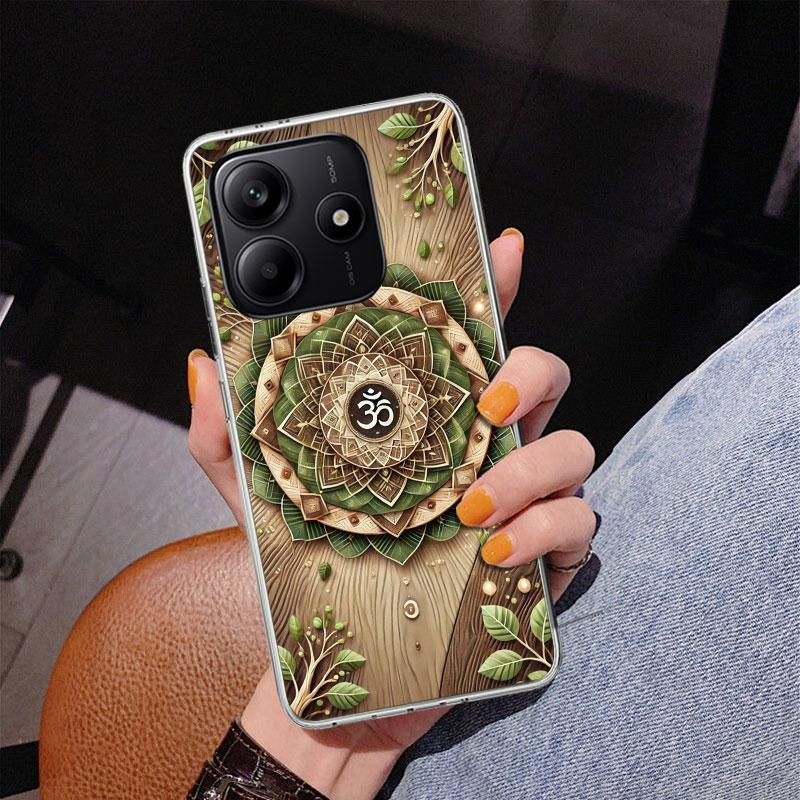 Mandala Chakra Insist Yoga Phone Case For Xiaomi Redmi Note 15 14 13 12S 12 11 Pro Plus 14S 11S 11E 10 10S 11T 5G Personalized C