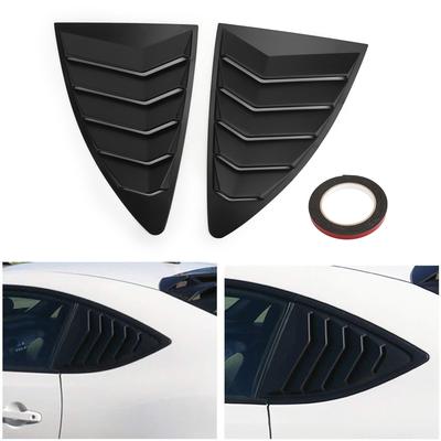 Mattschwarze Seitenfensterlamellen für 2013-2018 Scion FRS BRZ Toyota 86 GT86