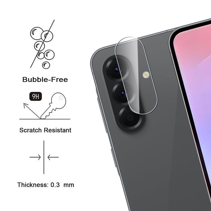 Verre Trempé Caméra Arrière pour Samsung Galaxy A37 5G - Antichoc Anti-Rayures 9H