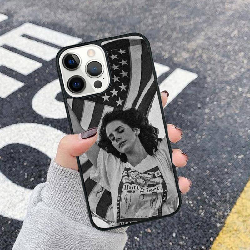 Custodia Cantante Lana Del Rey Per iPhone 17 Air 11 12 13 14 15 16 Pro Max Cover Per iPhone 17 Air 13 12 Max Plus 2020