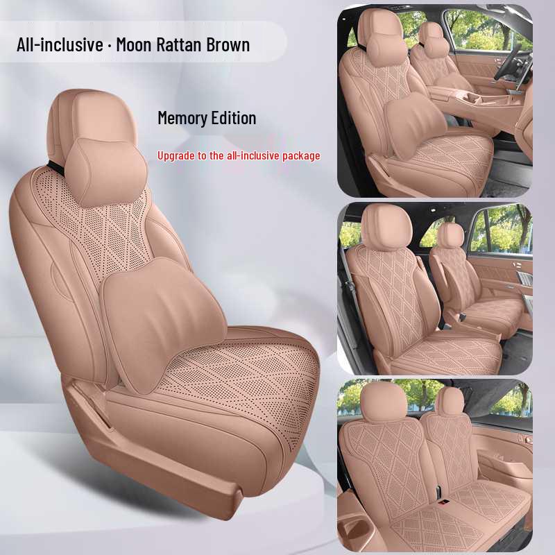 Universal L90 Suede Perforated Seat Cover for All Seasons - Breathable Car Cushion