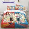 Eureka Seven Pattern Bedding Quilt Set Quilt Cover Pillowcase Home Decoration Birthday Gift (1 * duvet cover + 2 * pillowcase, without core)